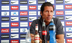 Diego Pablo Simeone responde a los Medios en sala de prensa